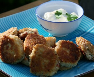 Crab cakes med smak av ingefära och koriander