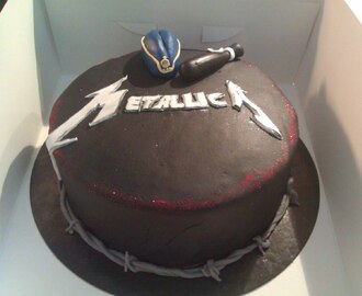 Metallica tårta
