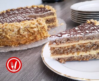 Torta Katarina - Orasi i Žuta Krema | The Best Walnut Cake
