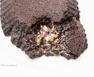 Chocolate Peanut Butter Molten Lava Cake