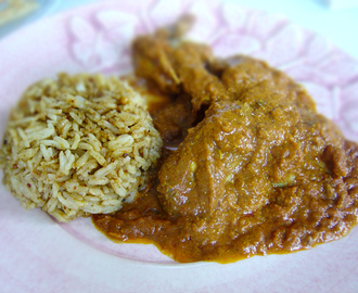 Chicken tikka masala med chapati