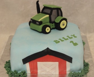 John Deer Traktor tårta till Billy