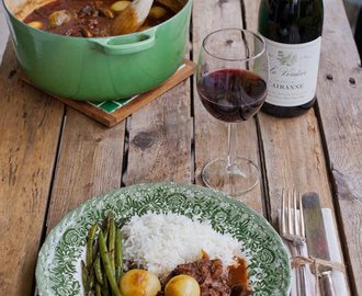 Boeuf bourguinon - burgundisk gryta på högrev