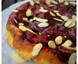 Tarte tatin med plommon – glutenfri