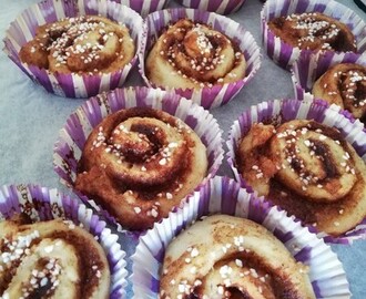 Glutenfria Kanelbullar utan ägg och mjölk (vegan)