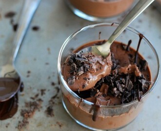 Hälsosam chokladpudding, mejerifri