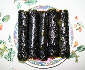 Kimbap/gimbap  김밥