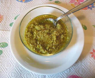 Bagnét verd piemontese ( Norditaliensk persiljesås)