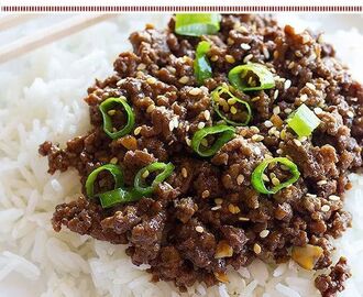 Quick Korean Beef and Rice Recipe • Unicorns in the kitchen | Dinner with ground beef, Beef dinner, Beef and rice