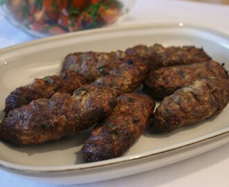 I stället för grillat: shish kebab i ugnen