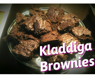 Recept: Kladdiga Brownies
