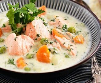 Laxsoppa – recept på krämig fisksoppa