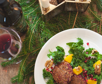 Rödbetsbiffar (Beetroot patties)