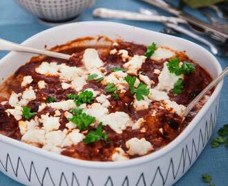 Medelhavsgratäng på torsk med oliver och fetaost - Recept - Tasteline.com