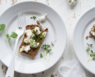 Bread memories and A rye soda bread with homemade goat’s curd
