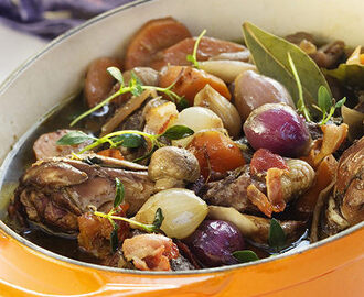 Coq au vin med kyckling