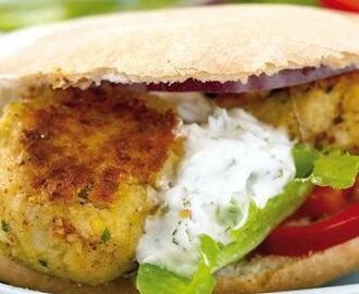 Falafel med yoghurtdressing