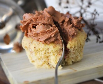 Mazarincupcake med choklad