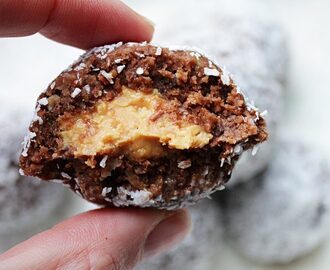 Veganska chokladbollar med Jordnötssmör