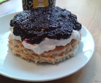 Feta & Blueberry breakfast- tart
