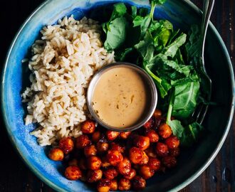 Barbecue Chickpea Rice Bowl