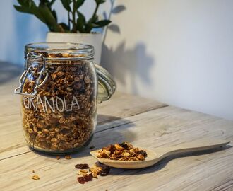 Ungsrostad granola w/ kanel & honung