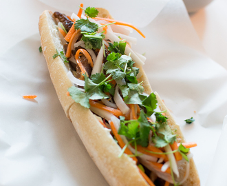 Vietnamesisk food truck sandwich