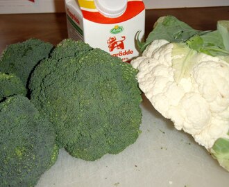 Broccoli-och blomkålssoppa alias "piratsoppa"