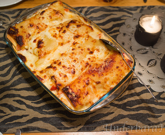 En god lasagne istället för julmat… mums.