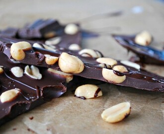 Chokladbräck med jordnötter