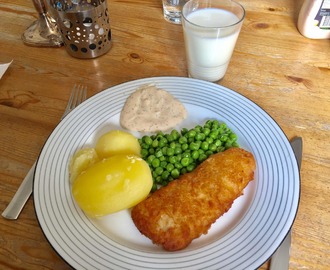 Fish and crisp med potatis