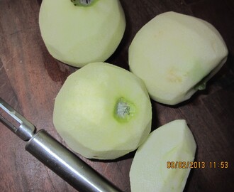 Knäckig äppelpaj