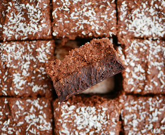 Chokladbolls-brownies