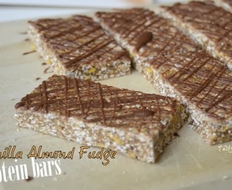 Vanilla almond fudge proteinbars