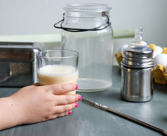 Äggmjölk – för stora och små, som välling eller i kaffe