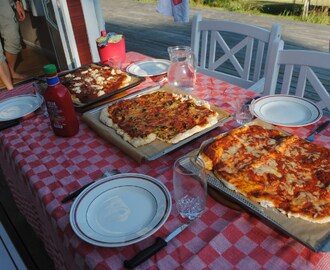 Pizzakväll på altanen - that's amore