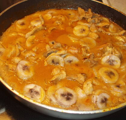 Banan- och currygryta