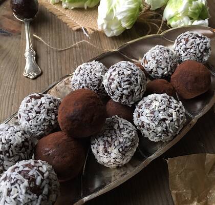 Glutenfria chokladbollar