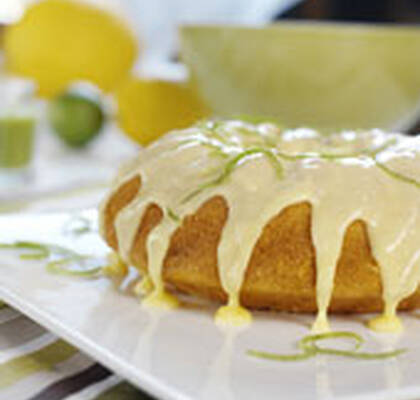 Saftig lemon lime kaka