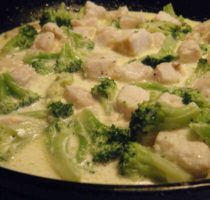 Pasta med broccoli och lax - Recept 