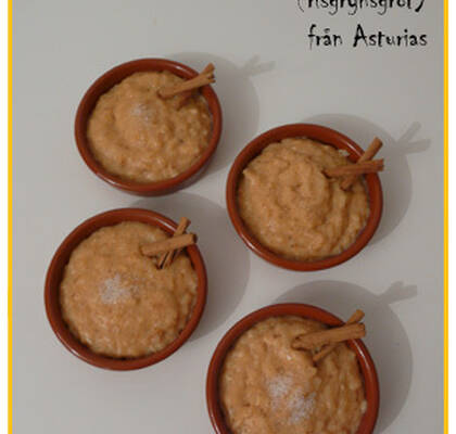 Risgrynsgröt eller Arroz con leche från Asturias