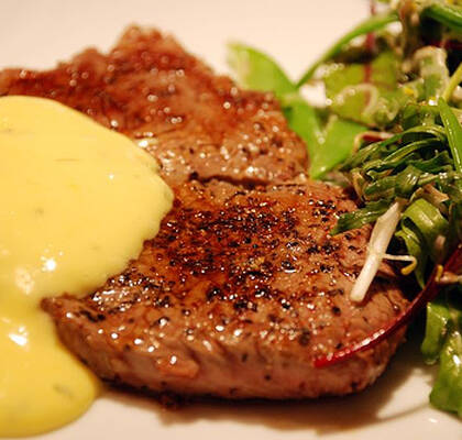 Entrecôte med hemlagad bearnaisesås LCHF