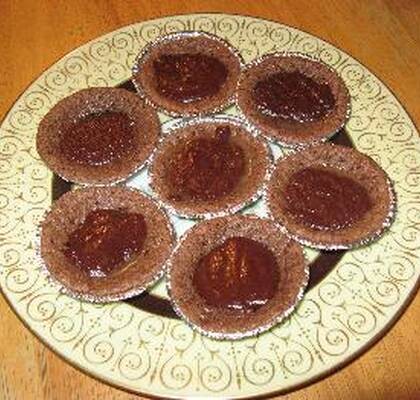Chokladkladdmuffins med fyllning