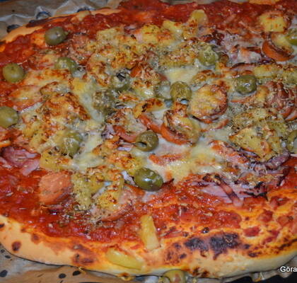 Festpizza med oliver