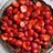Rå kakao paj med färska jordgubbar