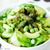 Grøn salat med grillede asparges og grønne ærter