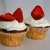 Cupcakes Jordbær