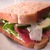 Sandwich med Parma og pære