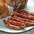 Rabarberstængler i bacon