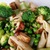 Spicey pasta/broccoli med kylling